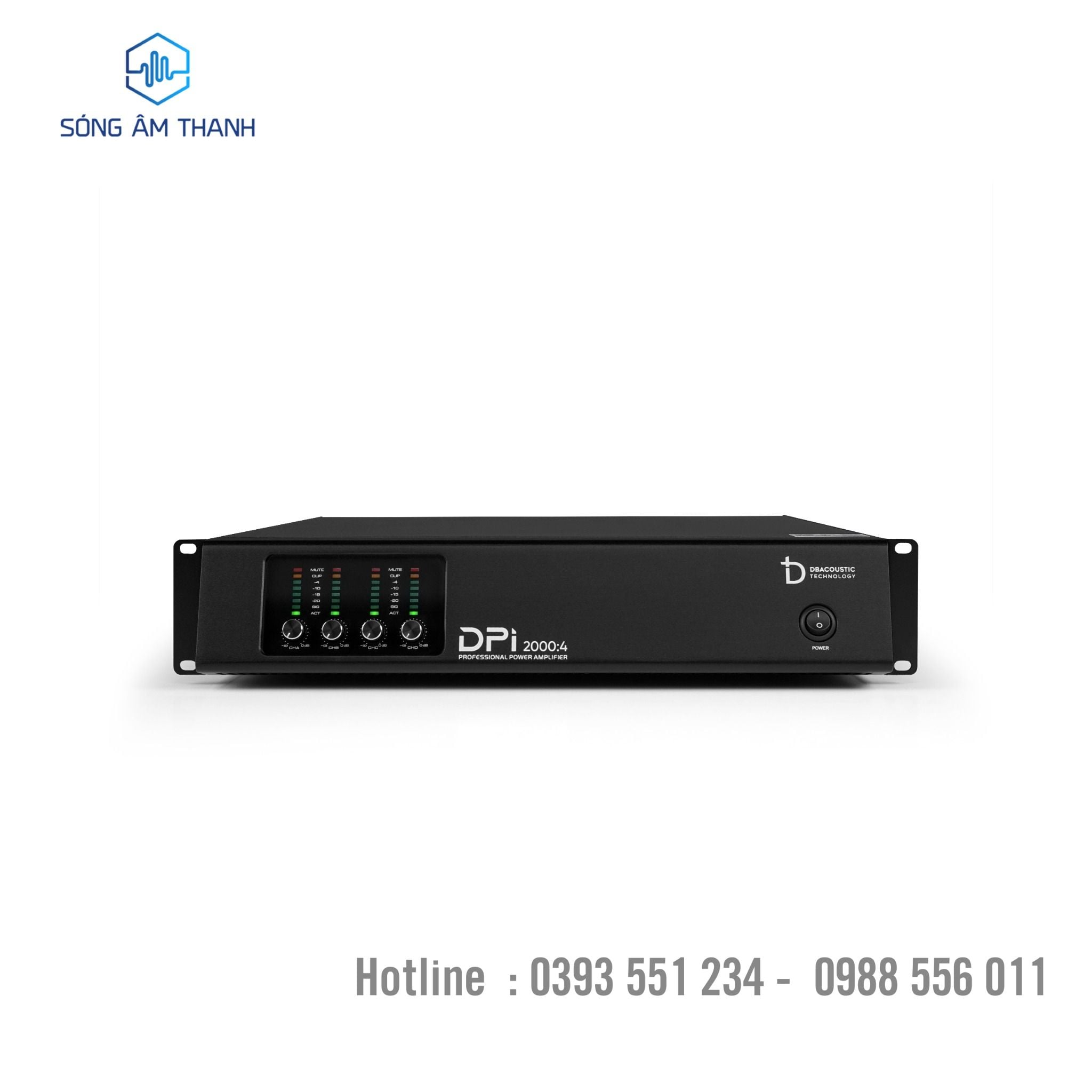 Đẩy công suất dbacoustic DPi 2000:4