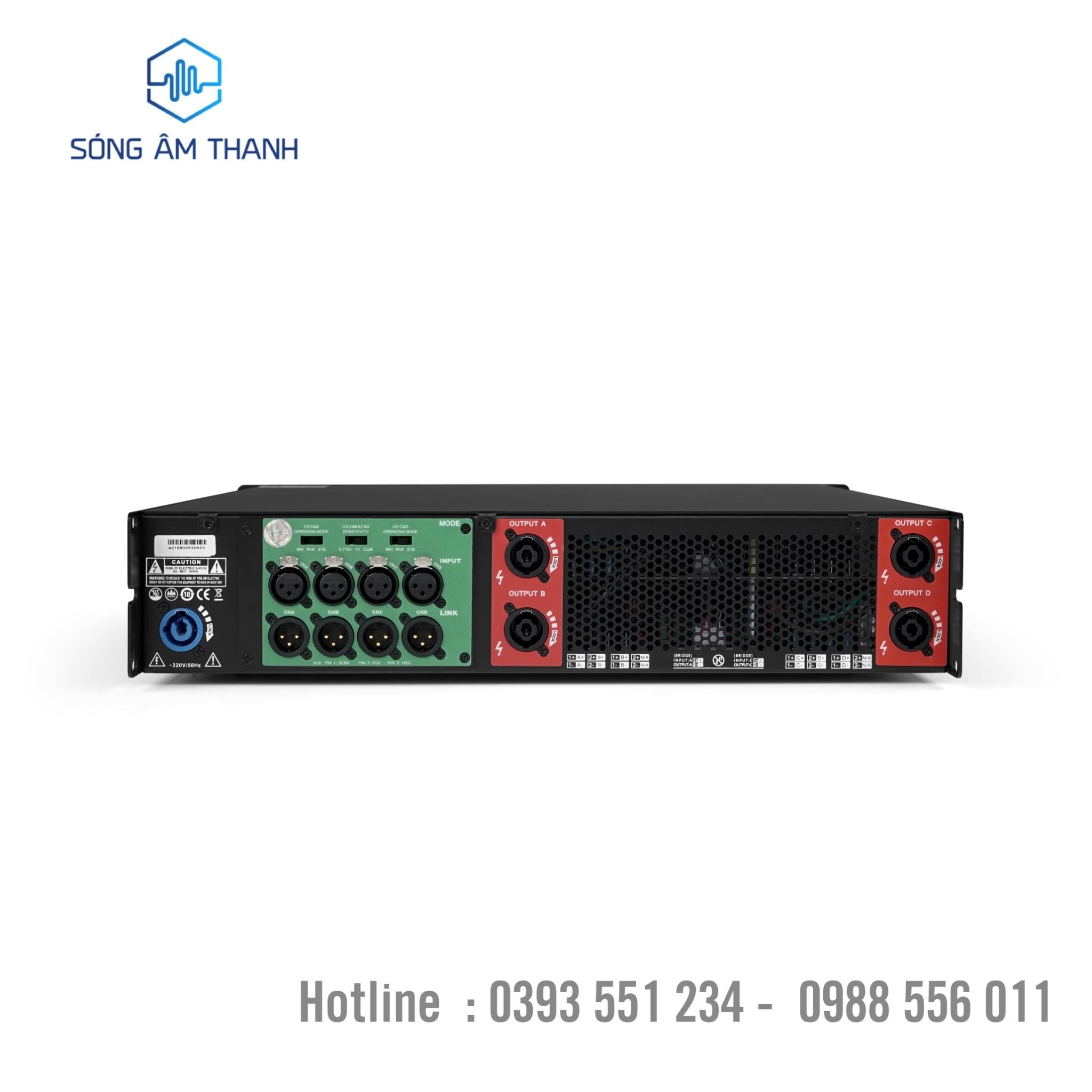 Đẩy công suất dbacoustic DPi 2000:4 - Ảnh 6