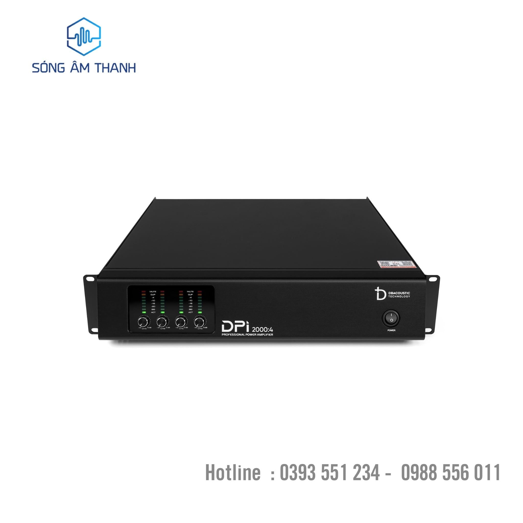 Đẩy công suất dbacoustic DPi 2000:4 - Ảnh 2