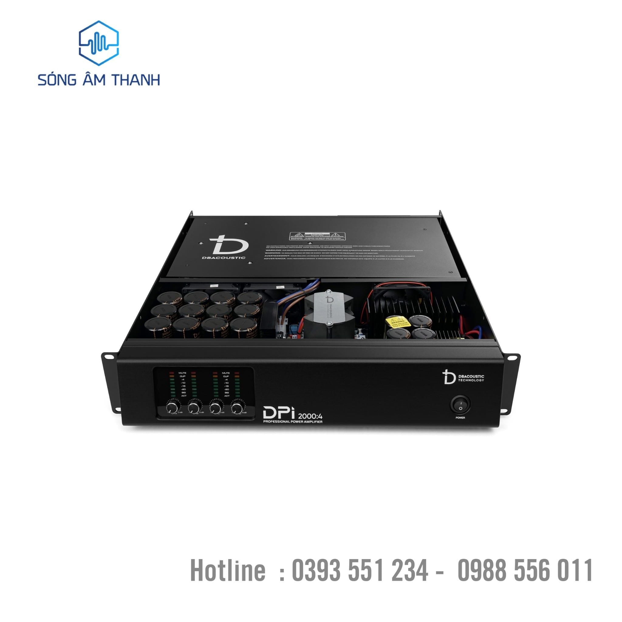 Đẩy công suất dbacoustic DPi 2000:4 - Ảnh 3